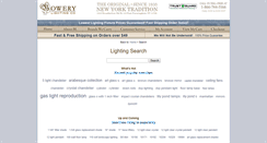 Desktop Screenshot of lighting.bowerylights.com